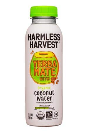 Harmless Harvest: HarmlessHarvest-10oz-2022-CocoWater-YerbaMate-Front