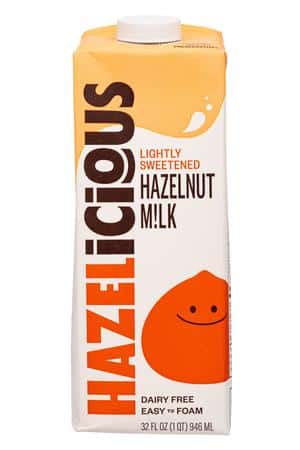 Hazelicious: Hazelicious-32oz-2023-HazelnutMilk-Sweet-Front