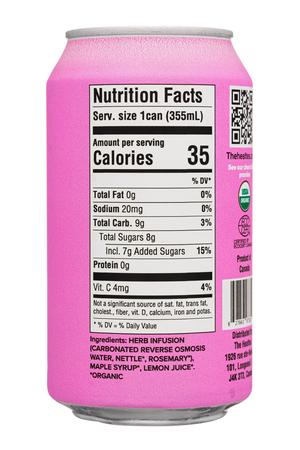 Healtea: Healtea-12oz-2024-Sparkling-NettleRose-Facts