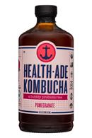 Health-Ade: HealthAde-16oz-Kombucha-Pom-Front