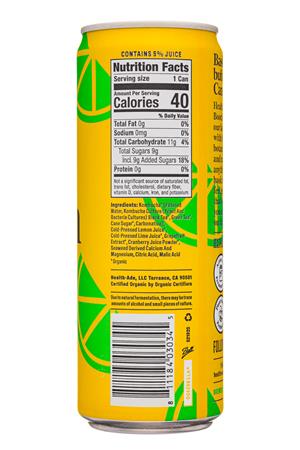 Health-Ade: HealthAde-12oz-2020-BoochPop-LemonLime-Facts