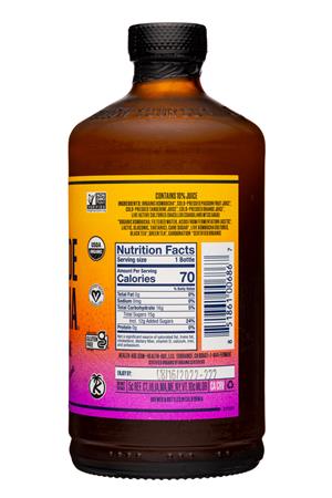 Health-Ade: HealthAde-16oz-2022-Kombucha-PassionTangerine-Facts