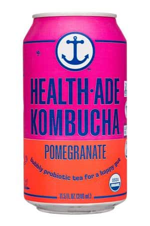 Health-Ade: HealthAde-12oz-2023-Kombucha-Pom-Front