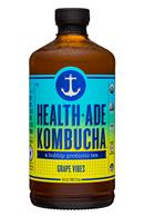 Health-Ade: HealthAde-16oz-Kombucha-GrapeVibes-Front