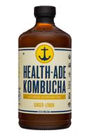 Health-Ade: HealthAde-16oz-Kombucha-GingerLemon-Front