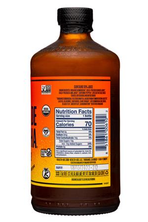 Health-Ade: HealthAde-16oz-2022-Kombucha-CayenneCleanse-Facts