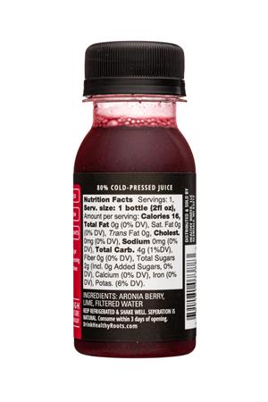 Healthy Roots: HealthyRoots-2oz-2021-WellnessShot-Recover-Facts