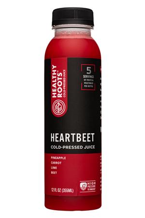 Healthy Roots: HealthyRoots-12oz-2021-CPJuice-HeartBeet-Front