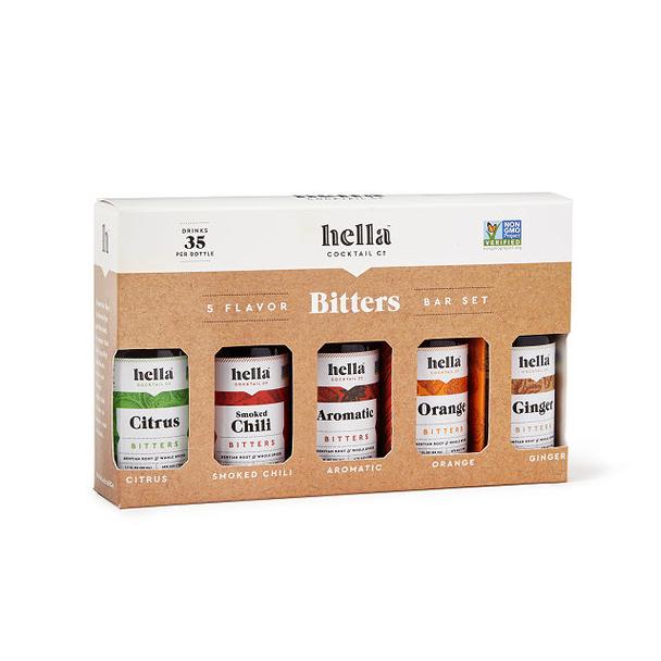 Hella Cocktail Co.: Photo of Five Flavor Bitters Bar Set - Hella Cocktail Mixers (uploaded by company)