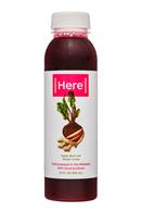 Here Cold-Pressed Juices: Here-12oz-ColdPressed-AppleBeetGinger-Front