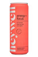 Heywell: Heywell-12oz-Sparkling-EnergyFocus-StrawbLemon-Front