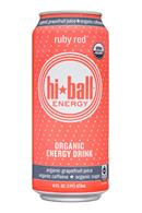 Hiball Energy Drinks: HiBall-16oz-OGEnergy-RubyRed-Front