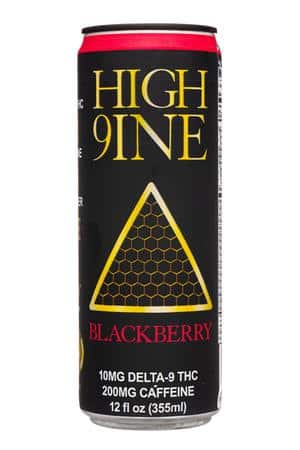 High 9ine: High9ine-12oz-2025-10mgTHC-Blackberry-Front
