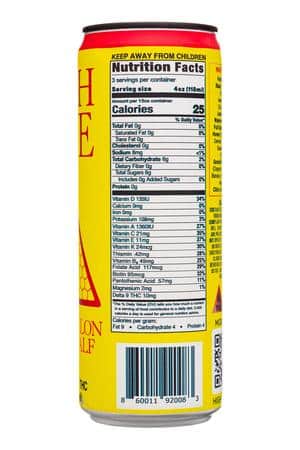 High 9ine: High9ine-12oz-2025-10mgTHC-WatermelonHalfHalf-Facts