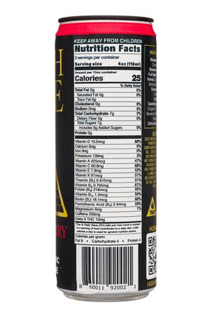 High 9ine: High9ine-12oz-2025-10mgTHC-Blackberry-Facts