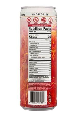 High Ground Elixir: HighGround-12oz-2025-Elixir-StrawbPeach-Facts
