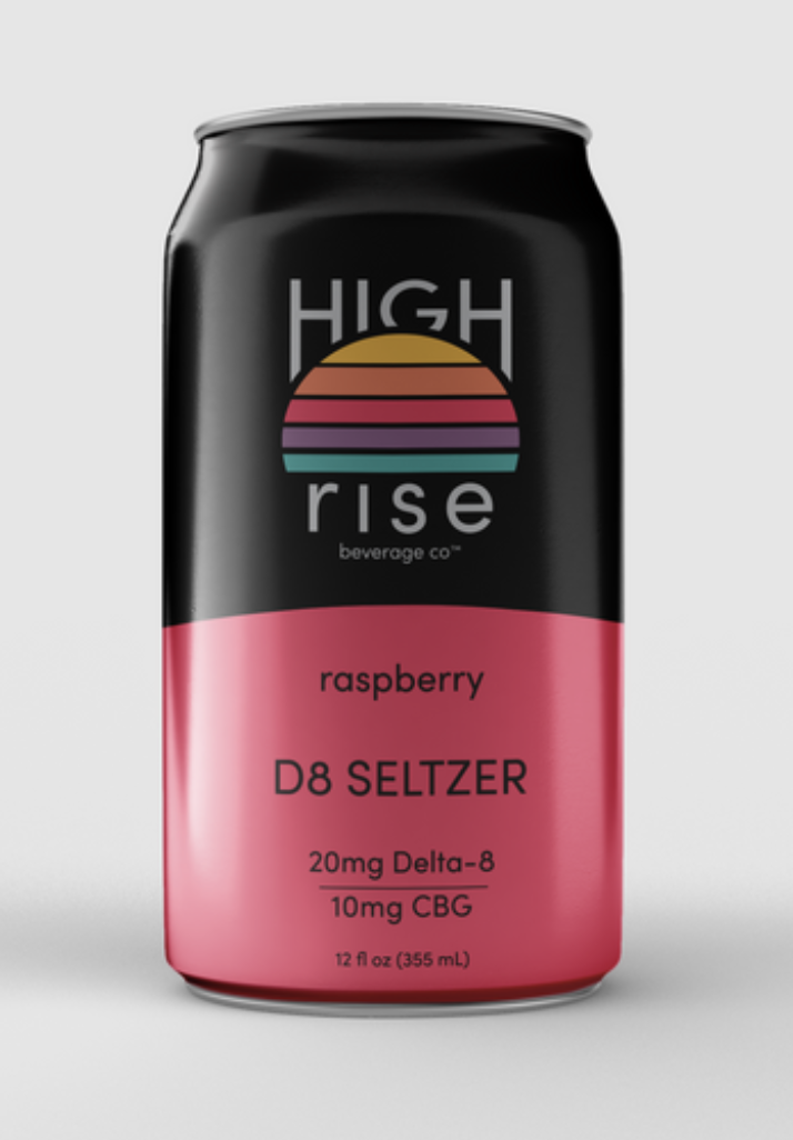 Raspberry Delta-8 Seltzer
