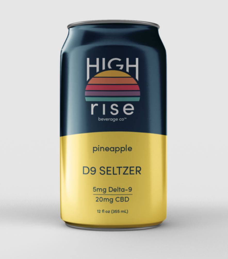Photo of Pineapple Delta-9 Seltzer - High Rise  (uploaded by company)