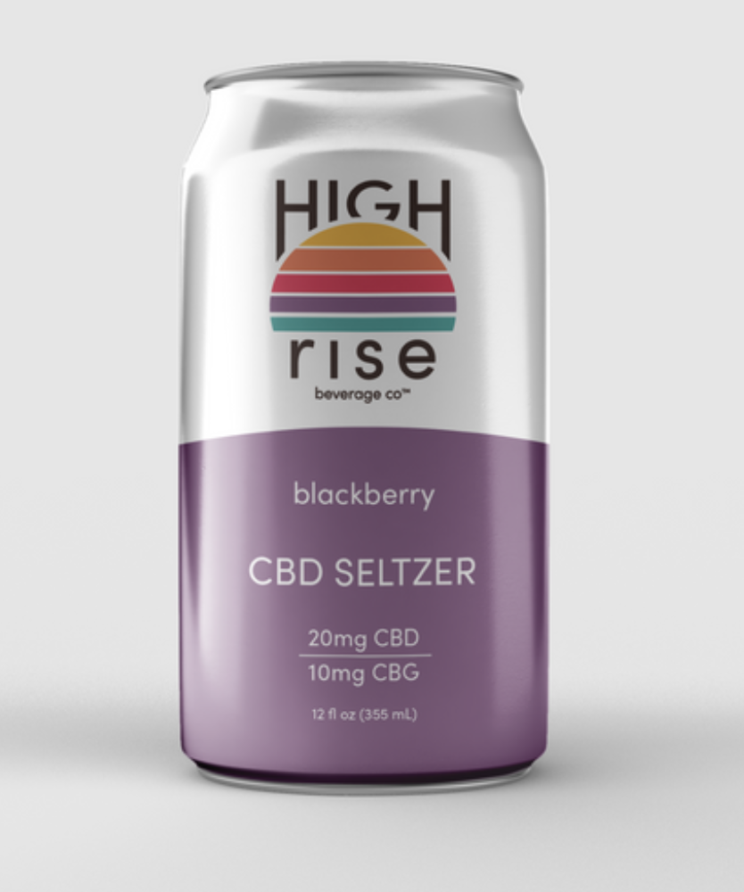 High Rise : Photo of Blackberry CBD Seltzer - High Rise  (uploaded by company)