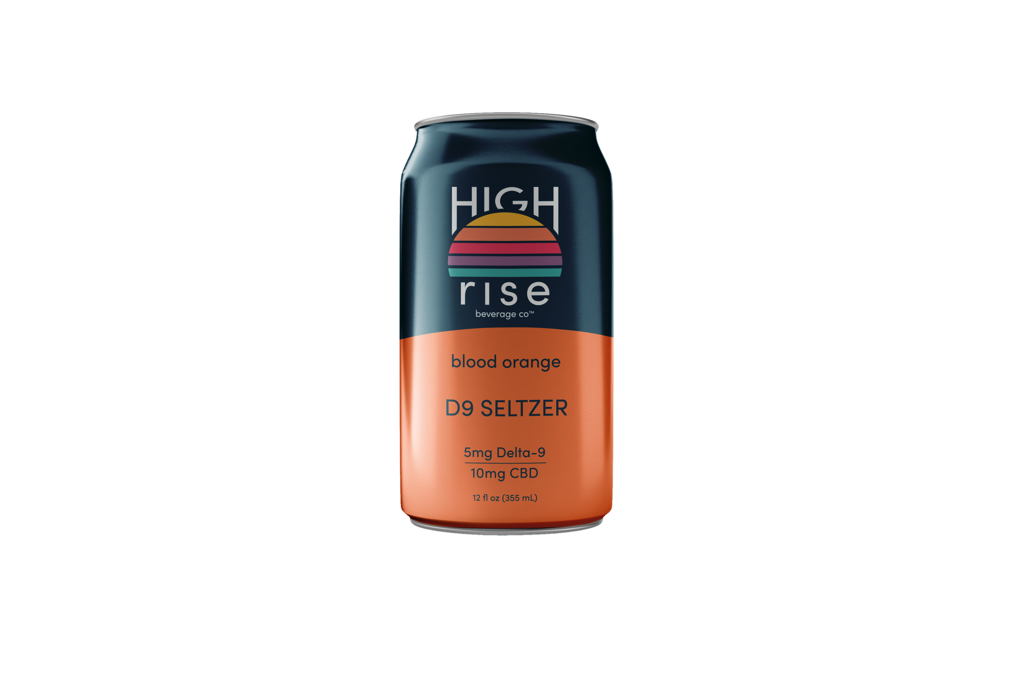 High Rise : Photo of Blood Orange Delta-9 Seltzer  - High Rise  (uploaded by company)