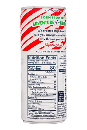 High Brew Coffee: HighBrew-8oz-2020-Holiday-PeppMocha-Facts
