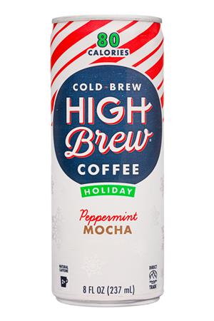 High Brew Coffee: HighBrew-8oz-2020-Holiday-PeppMocha-Front