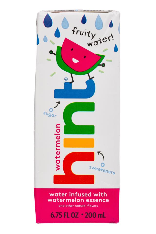 Hint Kids: Hint-7ozBox-FruityWater-Watermelon-Front