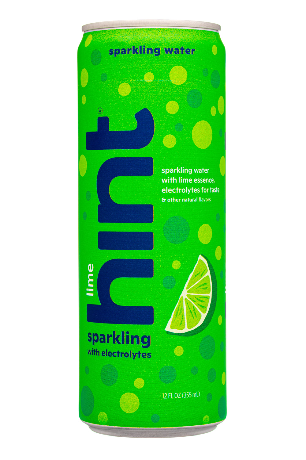 Hint Water: Hint-12oz-2024-SparklingWater-Lime-Front