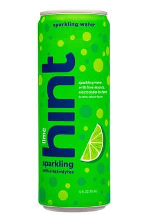 Hint Water: Hint-12oz-2024-SparklingWater-Lime-Front