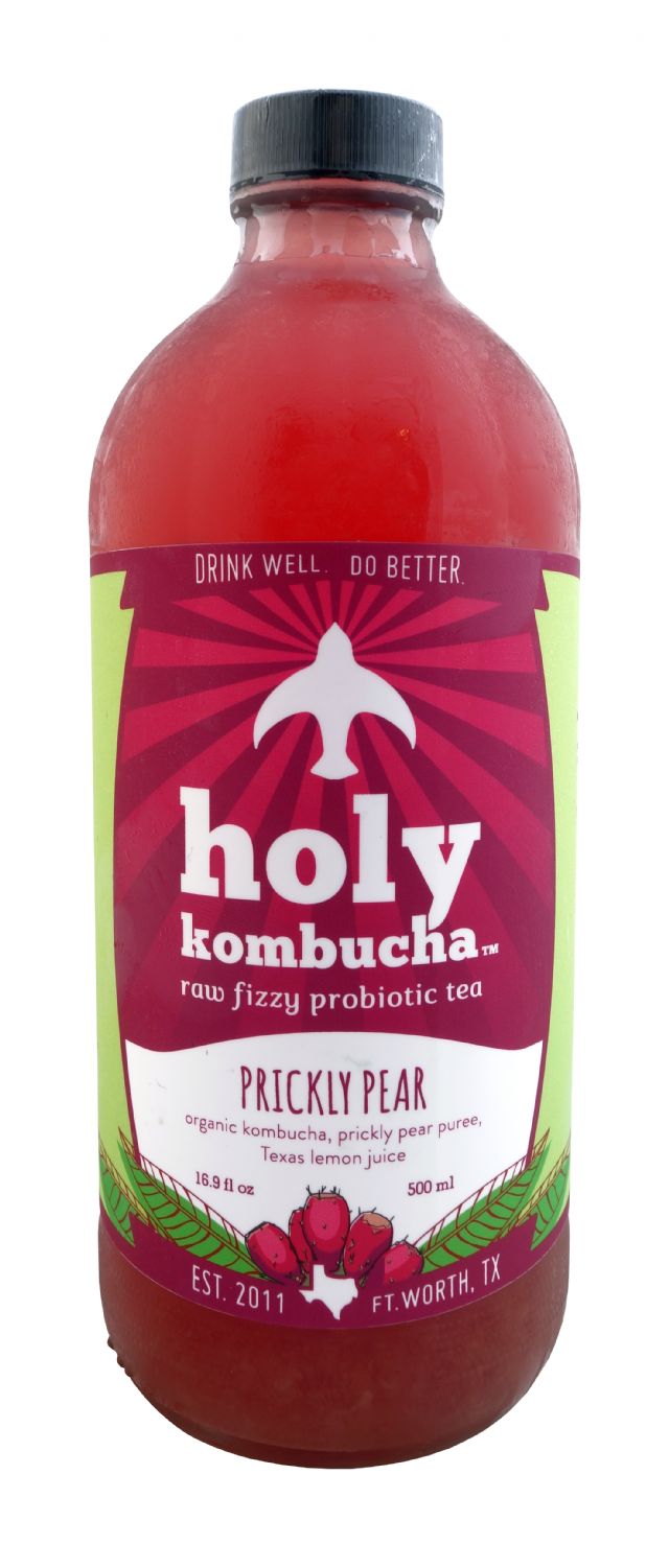 Holy Kombucha: Holy PricklePear Front