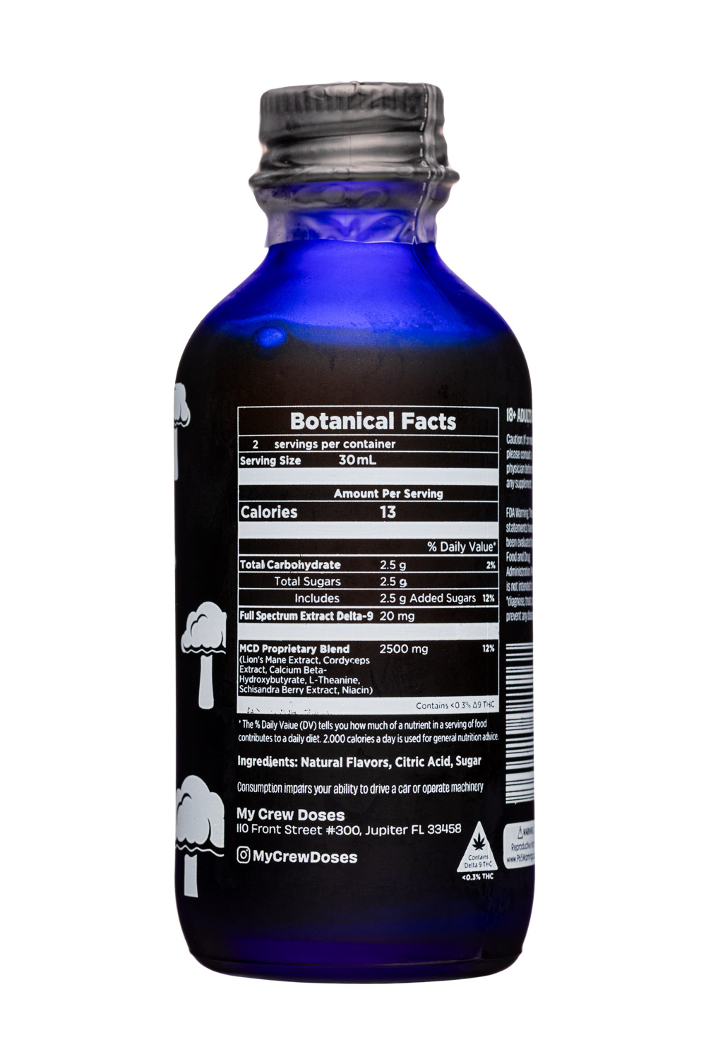 Holy! Water: HolyWater-2oz-2024-EuphoricEnergy-Facts