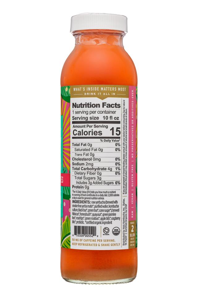 Holy Yerbucha: HolyYerbucha-10oz-Tea-SmashingBerries-Facts