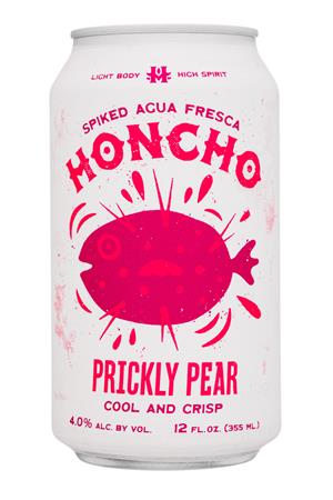 Honcho: Spiked Acua Fresca: Honcho-12oz-2021-SpikedAguaFresca-PricklyPear