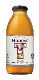 Honest Tea (Glass): HonestGlass PeachOoLALong
