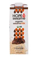 Hope & Sesame: HopeSesame-34oz-SesameMilk-Choc-Front