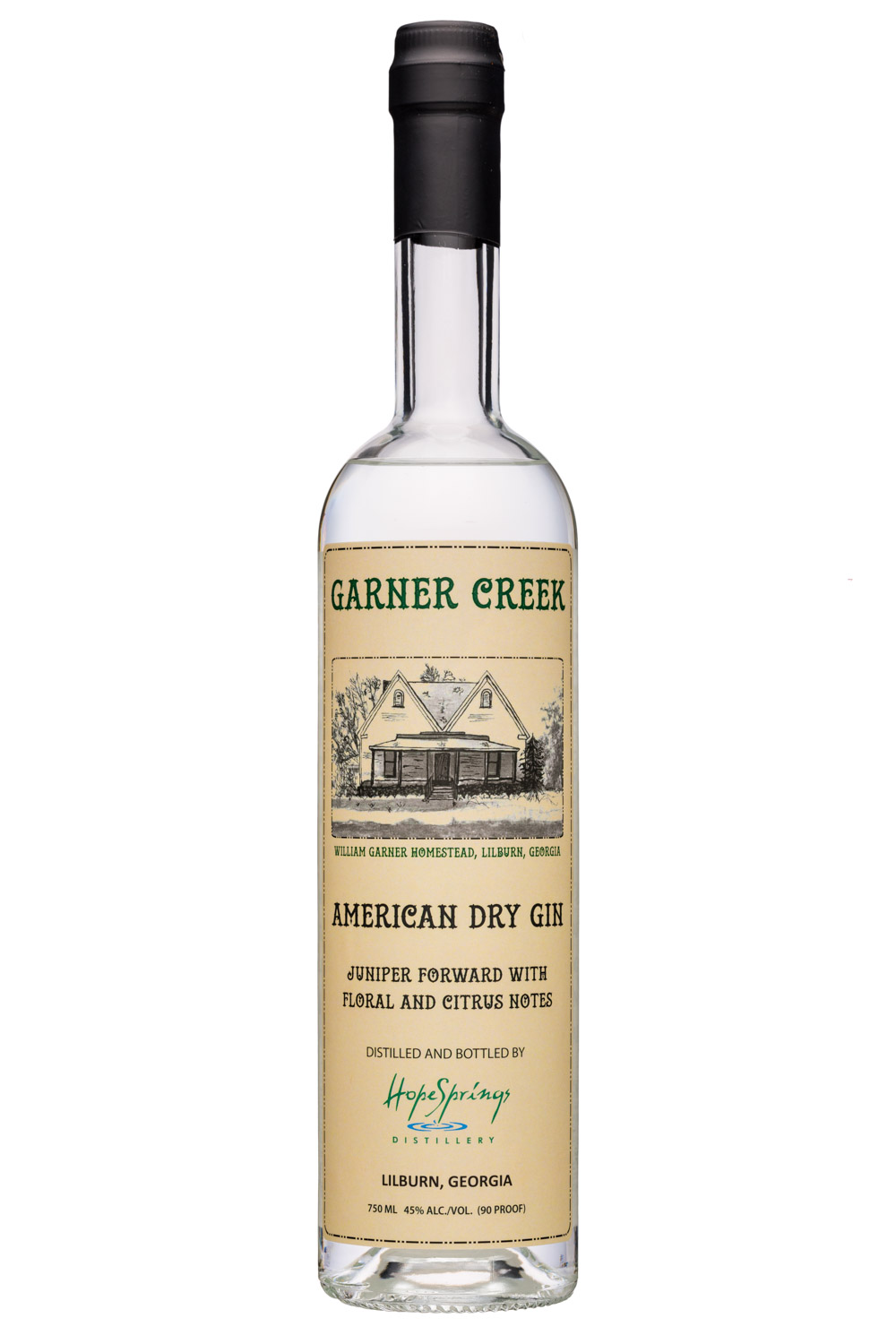 Hope Springs Distillery: HopeSpringsDistillery-750ml-GarnerCreek