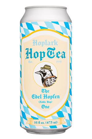 Hoplark: HopLark-16oz-2021-HopTea-EdelHopfen-Front