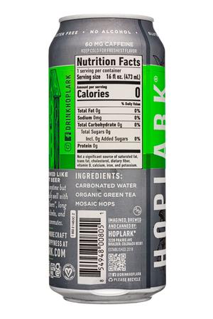 Hoplark: Hoplark-16oz-2022-HopTea-Sparkling-GreenTea-Facts
