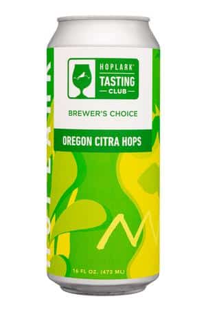 Hoplark: Hoplark-16oz-2023-BrewerChoice-OregonCitraHops-Front