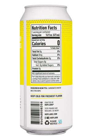 Hoplark: Hoplark-16oz-2021-HopWater-CitraHops-Facts