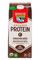 Horizon Organic : HorizonOrganic-HalfGal-ProteinMilk-Choc-Front