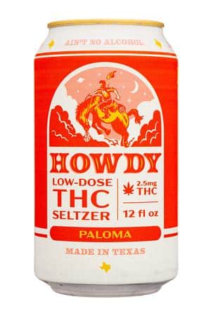 HOWDY: Howdy-12oz-2024-THCSeltz-Paloma-Front