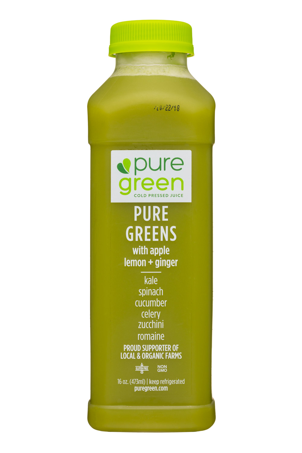 Pure Greens with Apple Lemon + Ginger