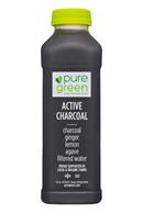 Pure Green: PureGreen-16oz-Juice-ActiveCharcoal-Front