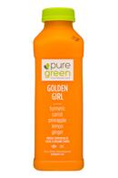 Pure Green: PureGreen-16oz-Juice-GoldenGirl-Front