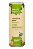 Humble Organics: HumbleOrganics-12oz-SparklingTonic-MatchaLemonSupergreens-Front