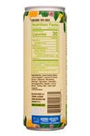 Humble Organics: HumbleOrganics-12oz-SparklingTonic-MatchaLemonSupergreens-Facts