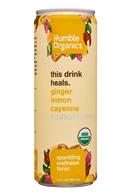 Humble Organics: HumbleOrganics-12oz-SparklingTonic-GingerLemonCayenne-Front