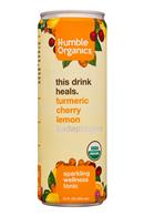 Humble Organics: HumbleOrganics-12oz-SparklingTonic-TurmericCherryLemon-Front