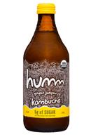 Humm-14oz-Kombucha-5gSugar-GingerJuniper-Front